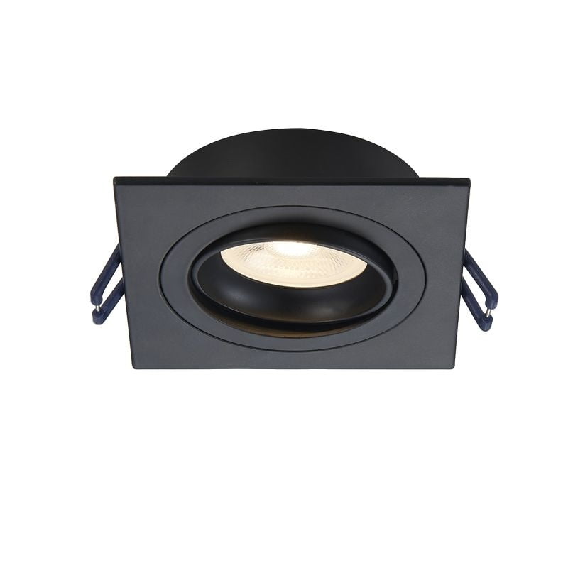 LED Spot Pasiphae - Vierkant - Dimbaar - Philips - Mat zwart - Outledtl.nl